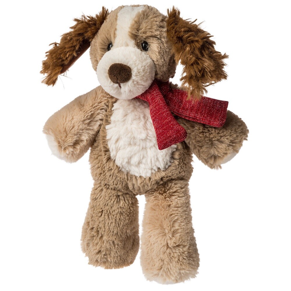 Marshmallow Junior Holiday Parker Pup by Mary Meyer - 9&#x22; Stuffed Animal