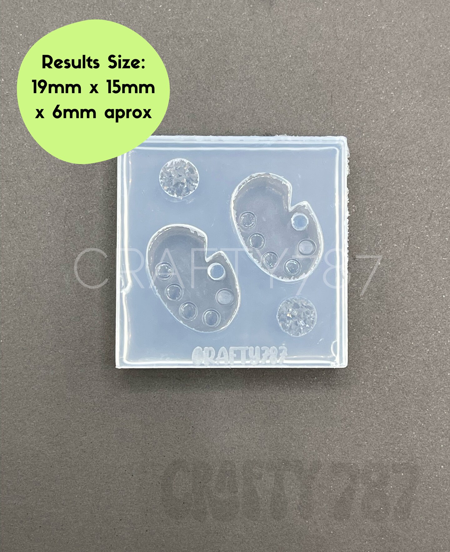 Paint Palette Silicone Mold (A1)
