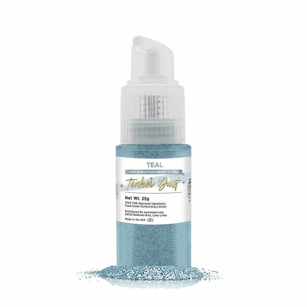 Teal Edible Glitter for Drinks Glitter Spray Pump