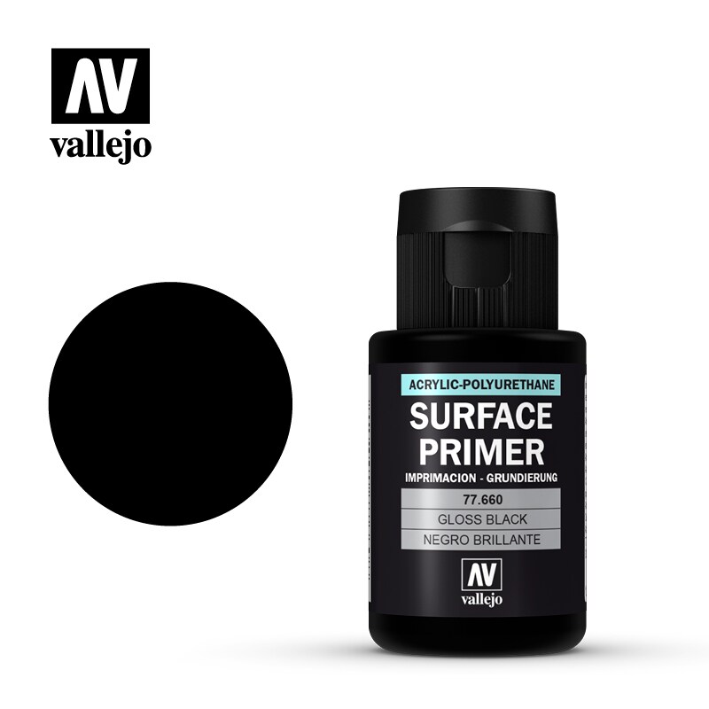 Vallejo   Gloss Black Primer Surface Primer