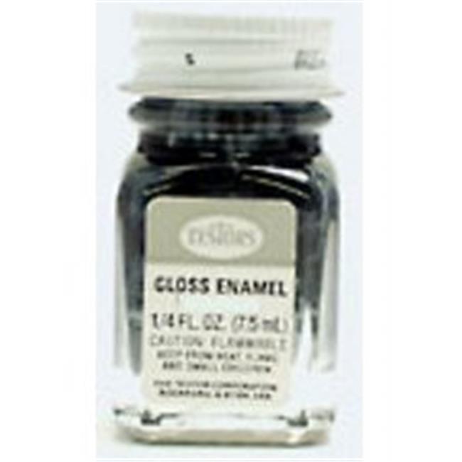 RustOleum 1147C2 0.25 in. Testors Testor Gloss Enamel Paint, Black