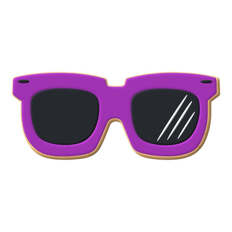 CookieCutter.com 3.75 in Sunglasses Handmade in USA Summer Beach Birthday Tin Plated Steel