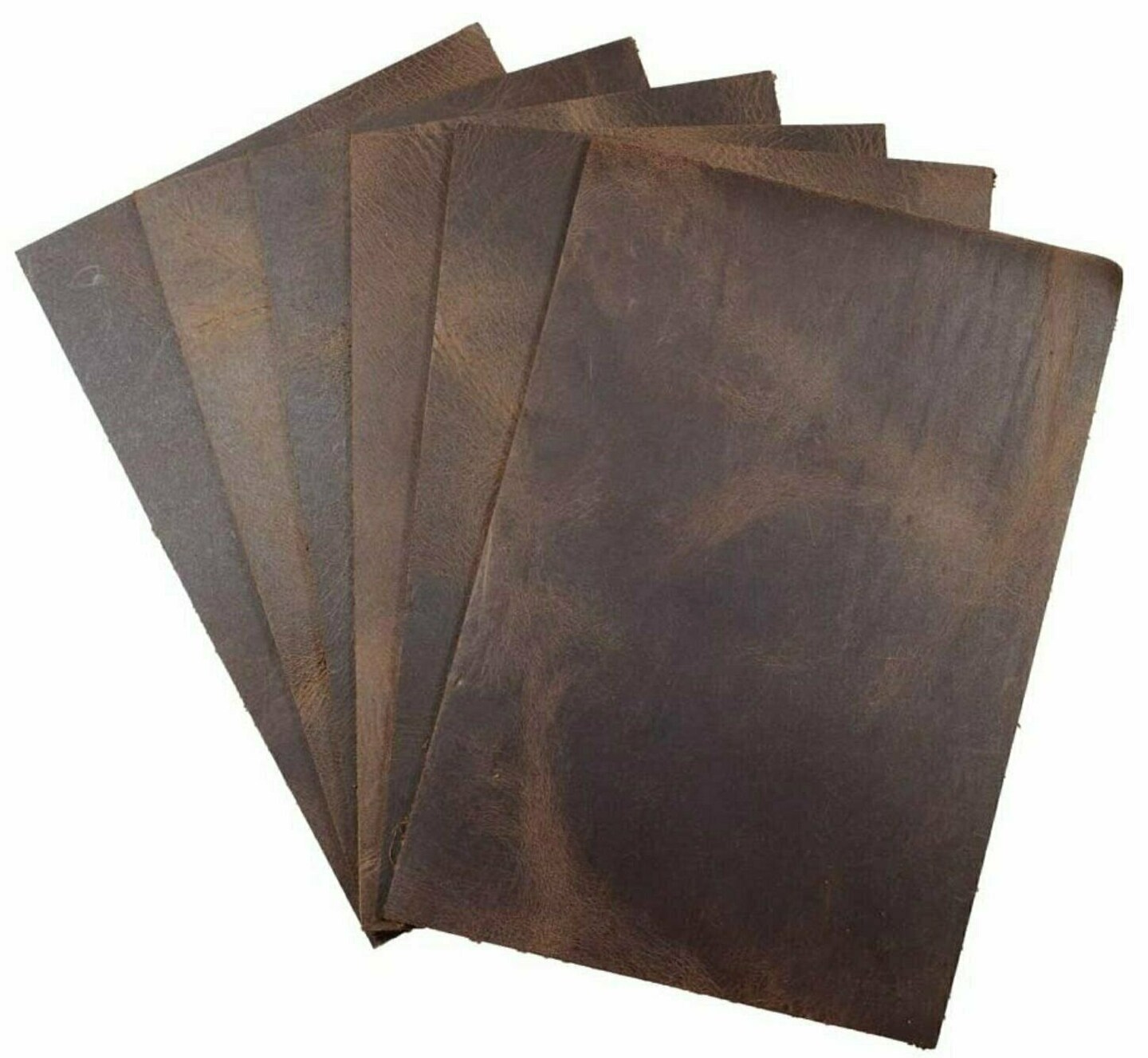 1 LB Brown Cowhide Scraps – 5/6 Oz Full Grain Tooling Leather (2.0mm) – Turkey