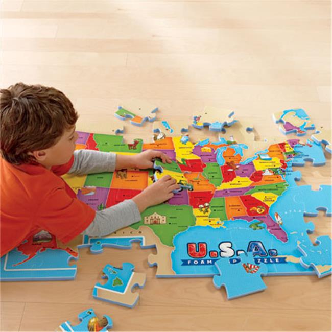 Educational Insights 4809 Usa Foam Map Puzzle Michaels