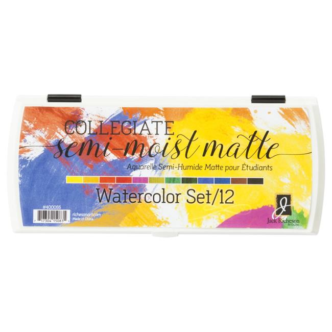 Jack Richeson Collegiate Semi-Moist Watercolor Set