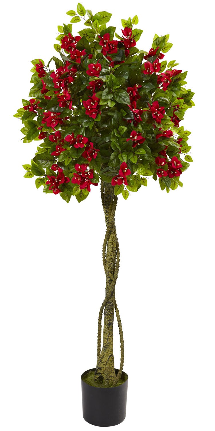 Nearly Natural 5' Bougainvillea Artificial Topiary Tree Michaels