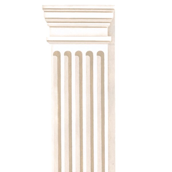 Side Column for Doorway Wall Stencil | 3267 by Designer Stencils | Pattern Stencils | Reusable Stencils for Painting | Safe &#x26; Reusable Template for Wall Decor | Try This Stencil Instead of a Wallpaper | Easy to Use &#x26; Clean Art Stencil Pattern