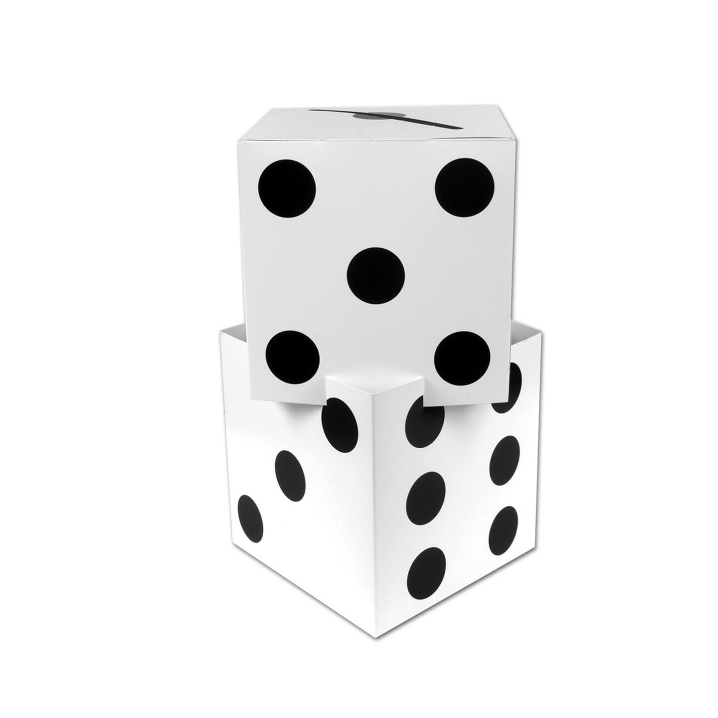 &#x22;3-D Dice Stacking Centerpiece - 12 Pack: Elevate Your Event!&#x22;