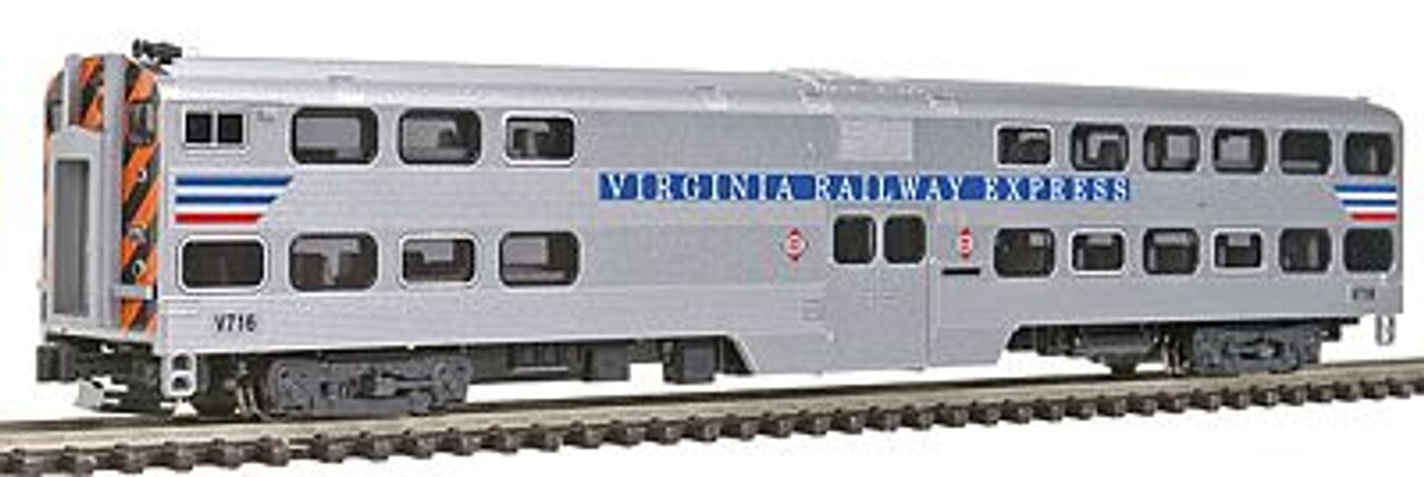 Kato N-Scale Gallery Bi-Level Cab-Coach Virginia Railway Express #V716 Rolling Stock