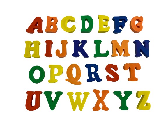 Mini Alphabet Erasers for Kids (26pcs)