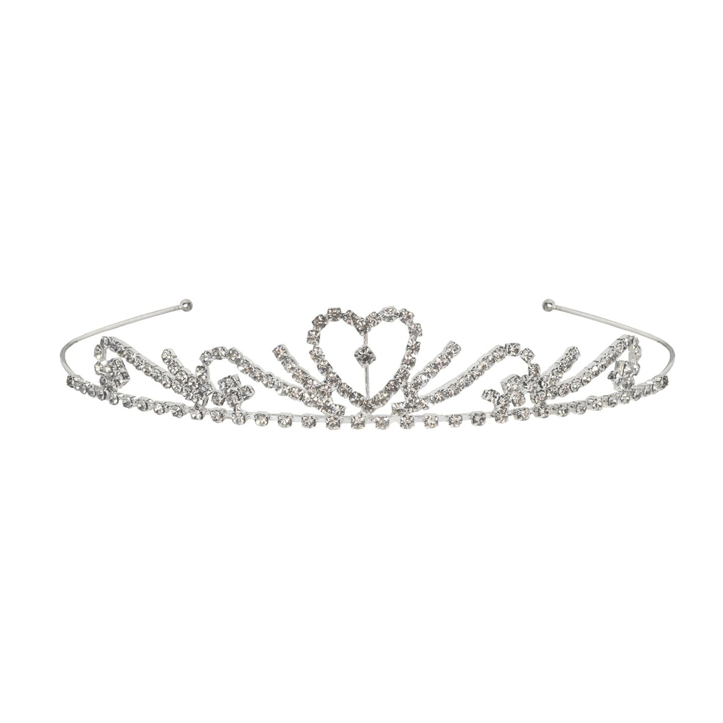 Royal Rhinestone Tiara, (Pack of 6)