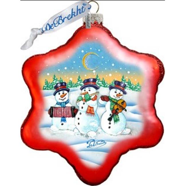 G.DeBrekht 754-014 Village Celebration Snowflake Ornament
