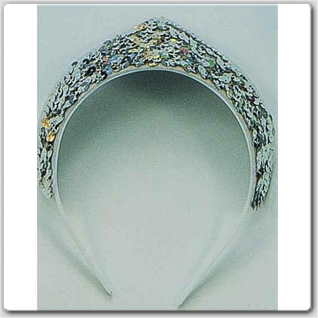 Sequin Tiara - Silver