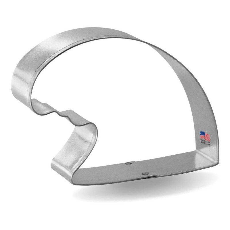 Wave Cookie Cutter 4.25", CookieCutter.com, Tin Plated Steel, Handmade in the USA