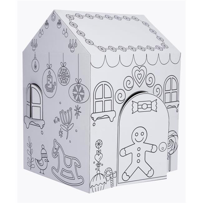 ColorJo GT0562A Christmas Wonderland Color your Own Playhouse