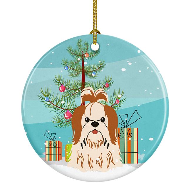 Shih Tzu Christmas Tree Topper 