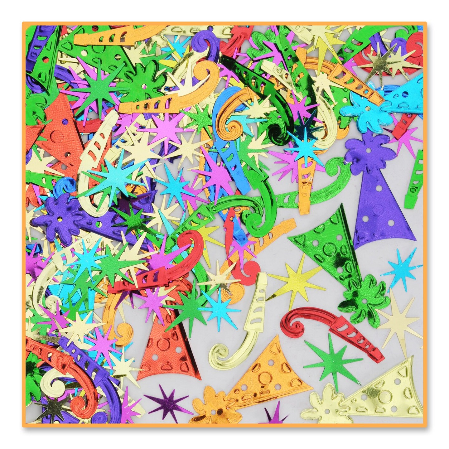 Vibrant Party Confetti Set - 6 Packs of Fun and Excitement