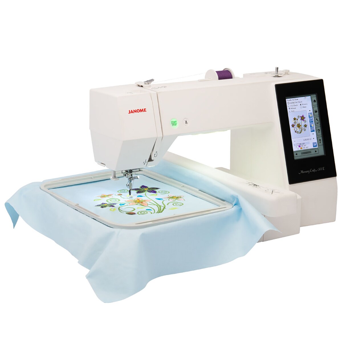 Janome Memory Craft 500E Computerized Embroidery Machine