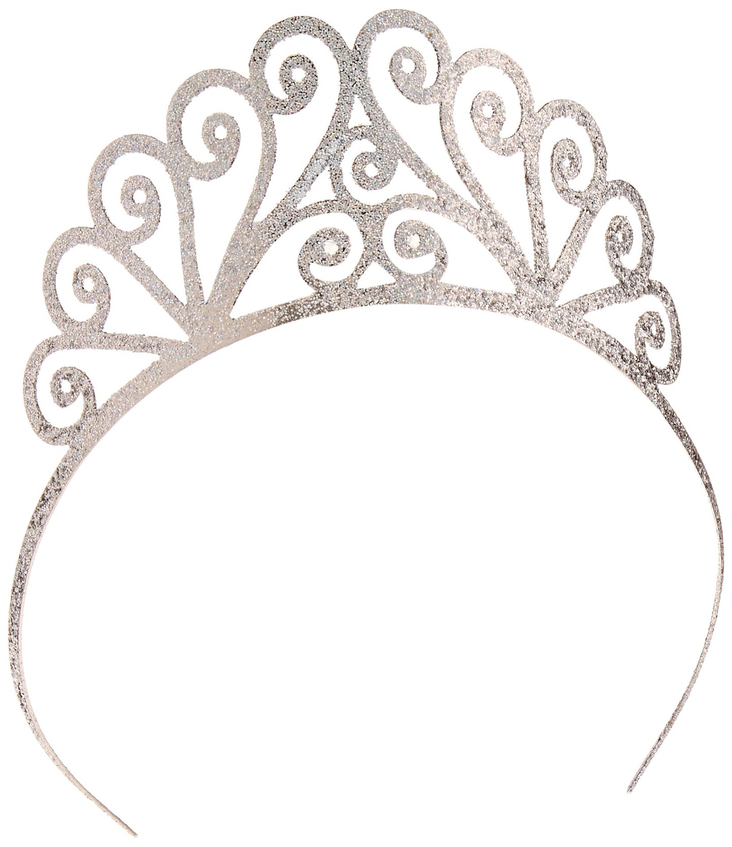 Glittered Metal Tiara (Pack of 6)