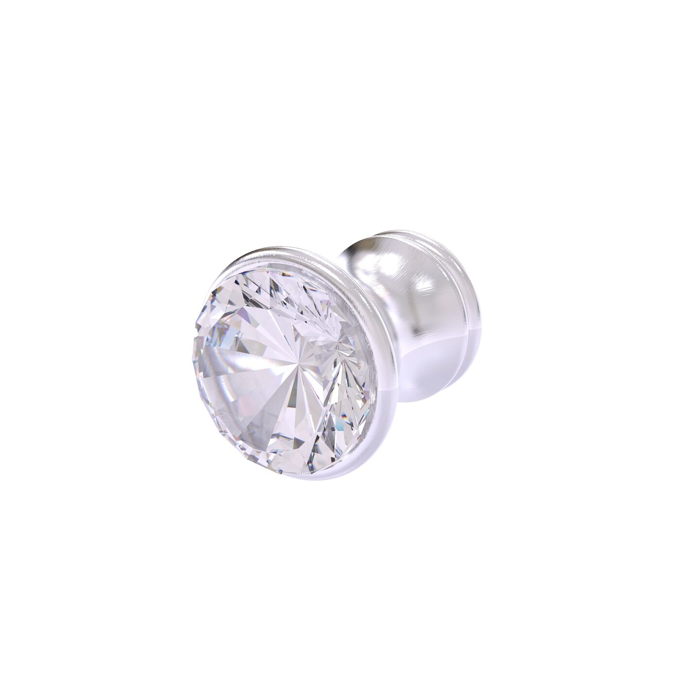 Carolina Crystal Collection Knob Satin Chrome Michaels