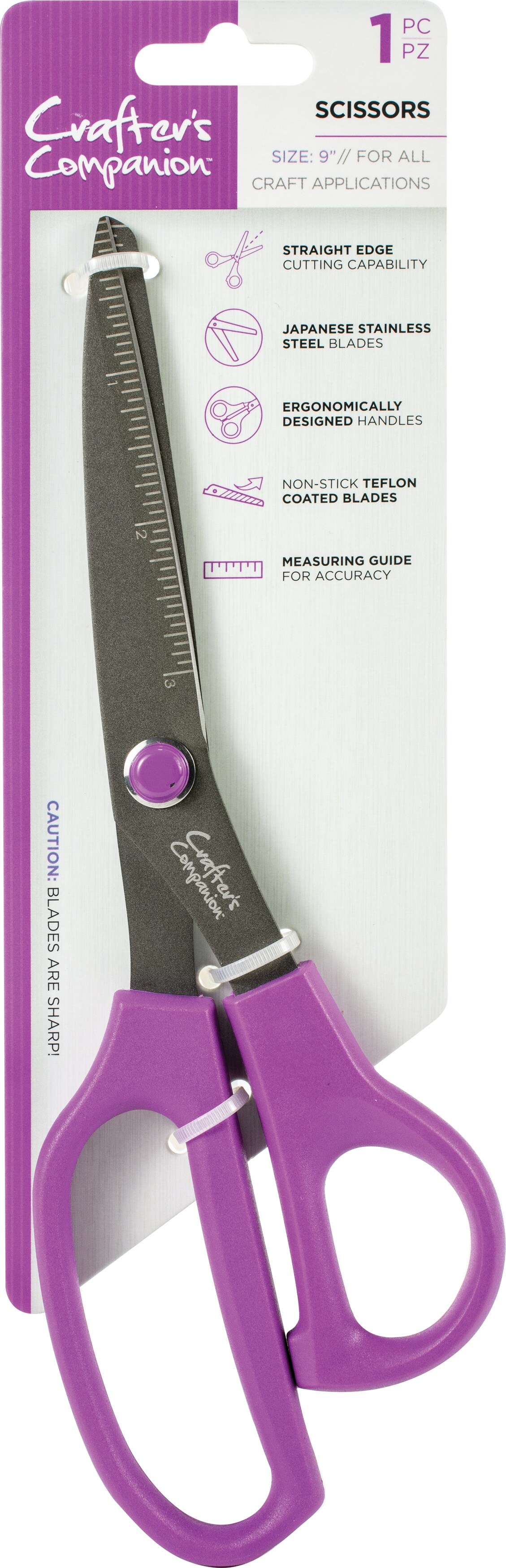 Crafter&#x27;s Companion Professional Scissors 9&#x22;-Straight Non-Stick Blades