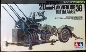 Tamiya 1/35 TAM35091 - 1/35 Tamiya German 20mm Flak 38 Gun Assembly Kit