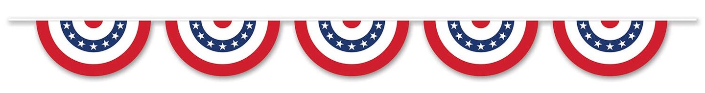 Patriotic Bunting Banner (Pack of 6)