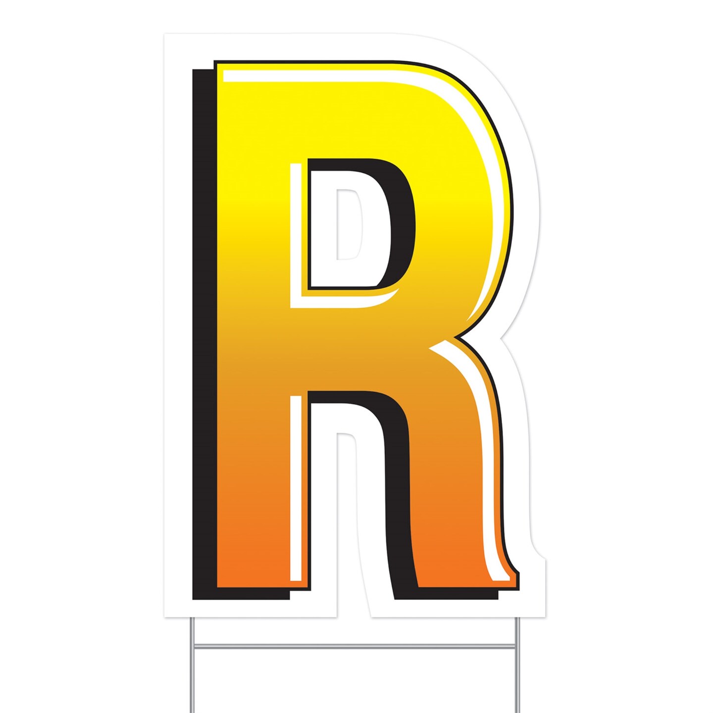 Best R Sign Plastic R Yard Sign, (Pack Of 3) | Michaels