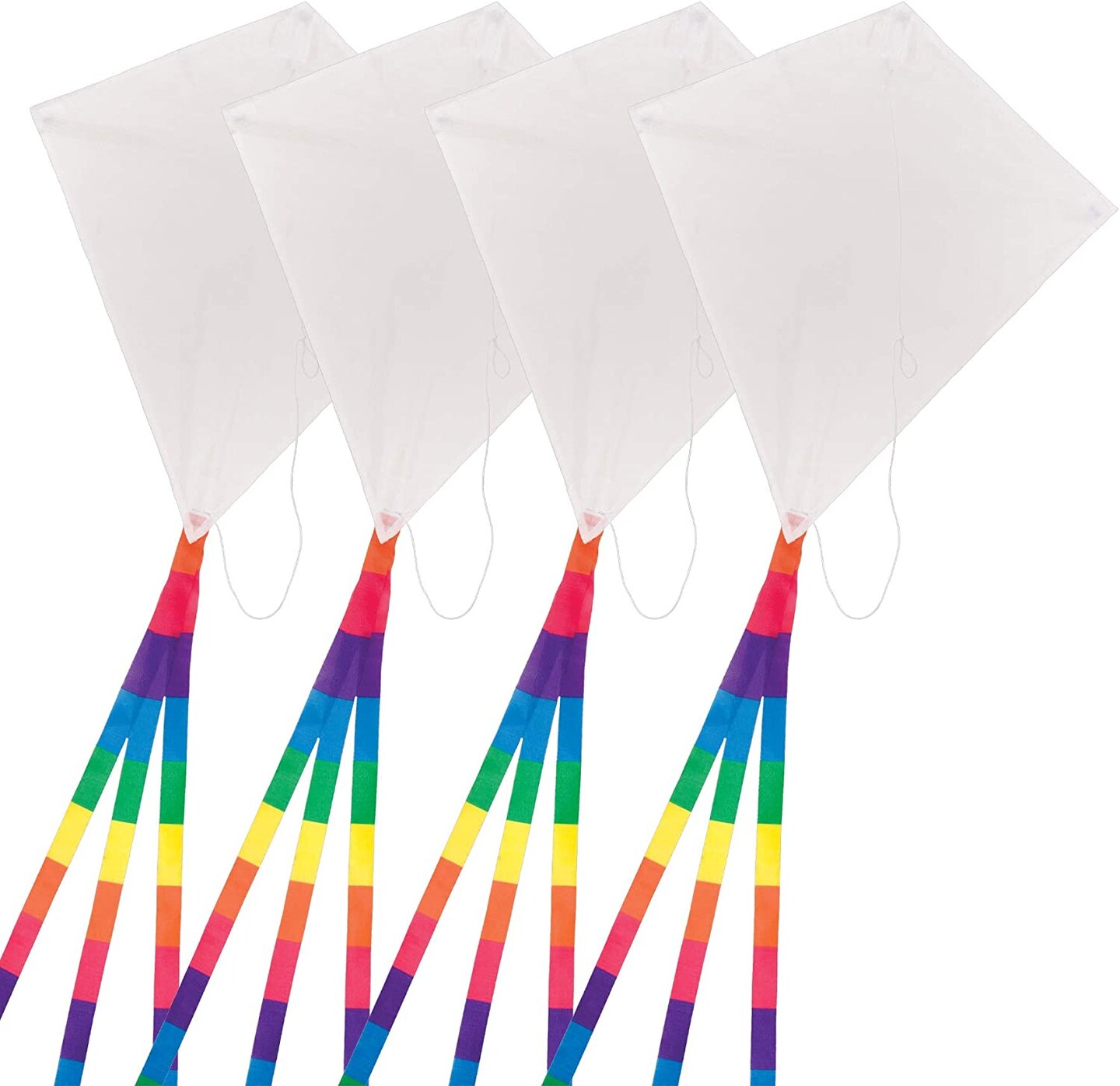 In the Breeze 3074-4 4-Pack Coloring 20&#x22;, Group Pack (4PC), Diamond Kite