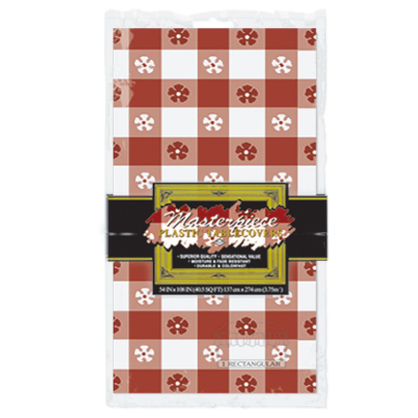 Gingham Tablecover (Pack of 12)