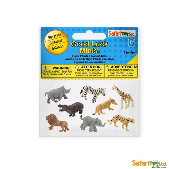 Safari 100224 Savanna Figurines, Multi Color