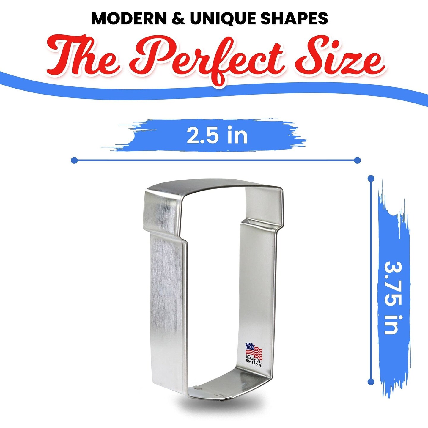 Pill Rx Bottle Cookie Cutter 3.75 in B1689, CookieCutter.com, Tin Plated Steel, Handmade in the USA