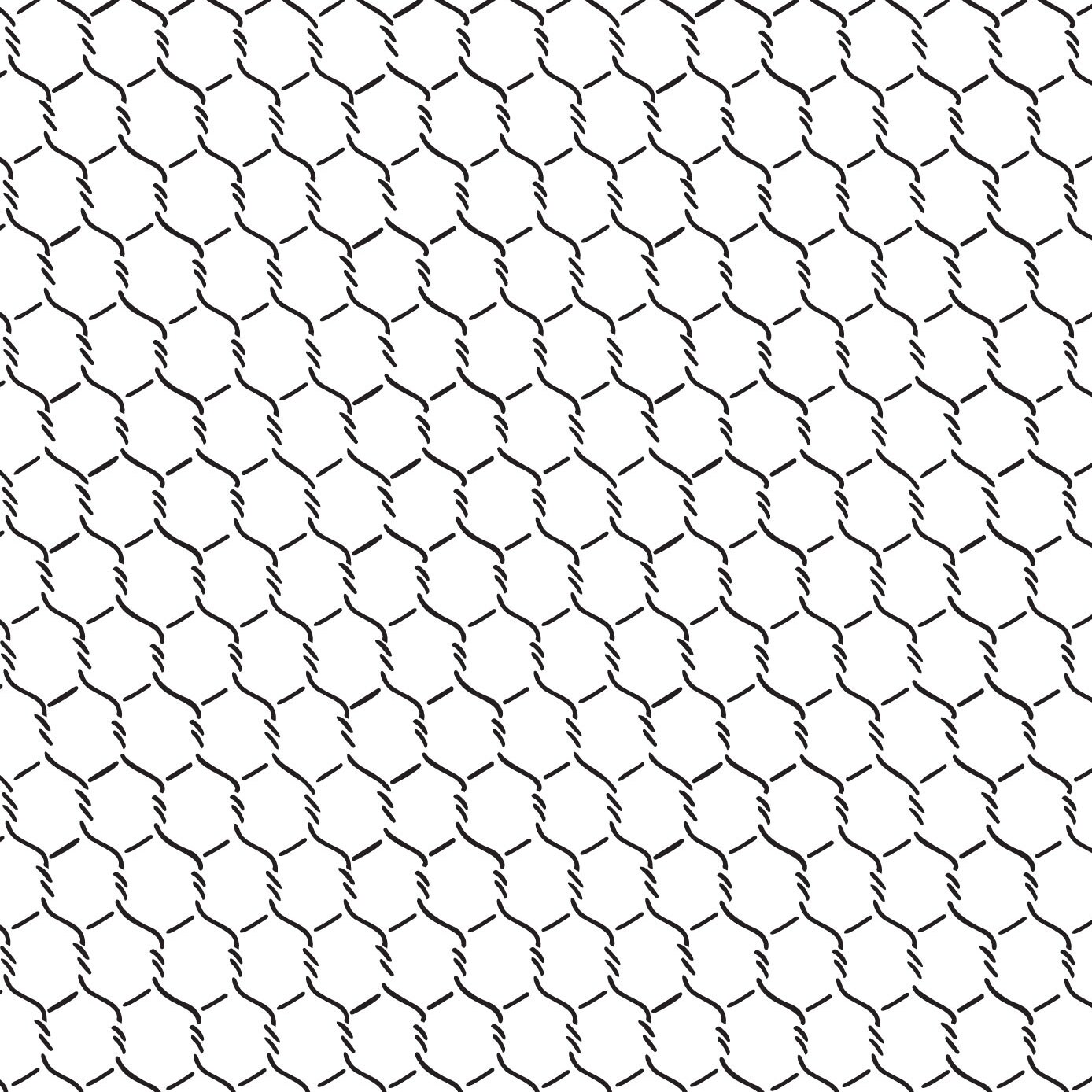 Small Chicken Wire Wallpaper Wall Stencil | 3260 by Designer Stencils | Pattern Stencils | Reusable Stencils for Painting | Safe & Reusable Template for Wall Decor | Try This Stencil Instead of a Wallpaper | Easy to Use & Clean Art Stencil Pattern