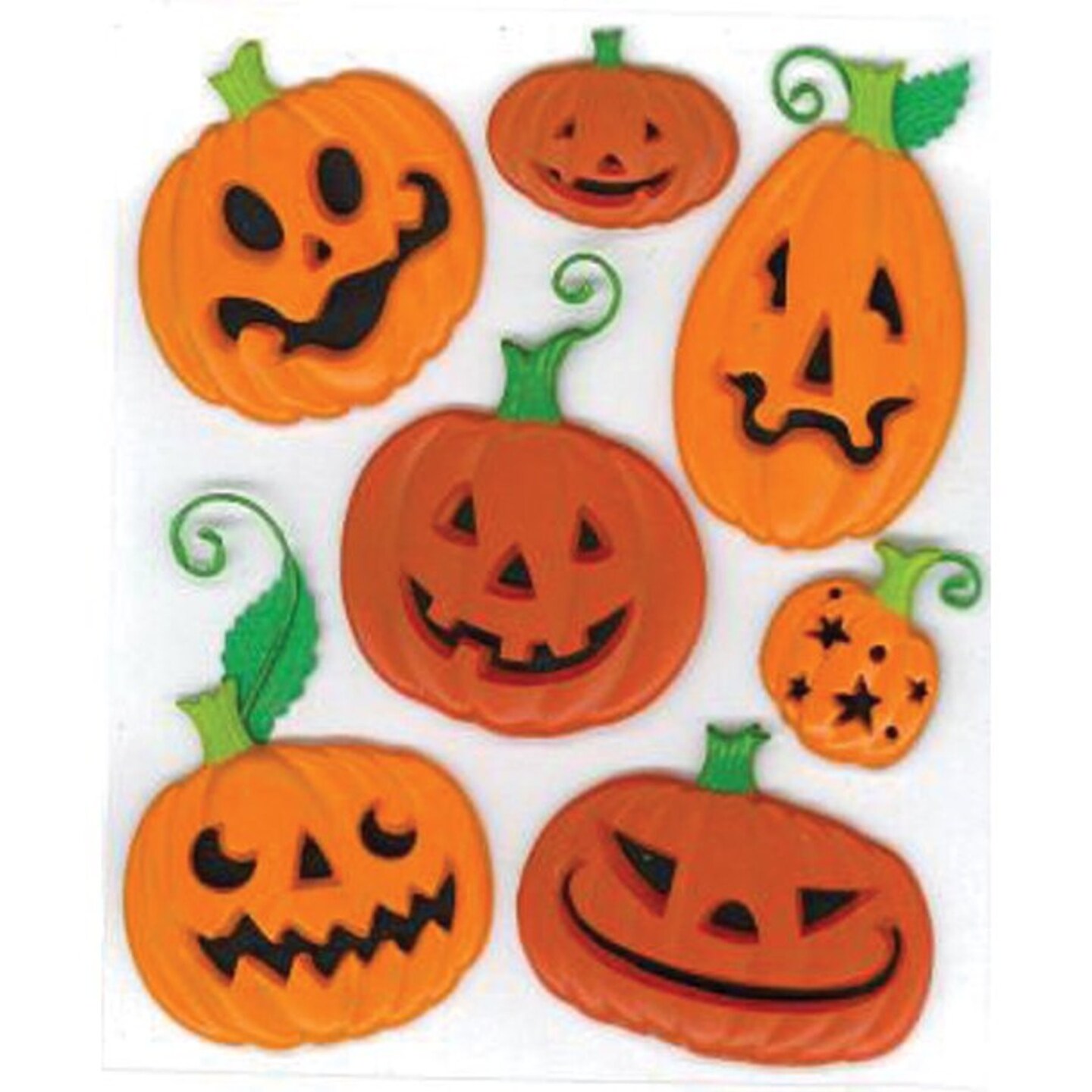 Jolee&#x27;s Boutique Funny Pumpkins Dimensional Stickers