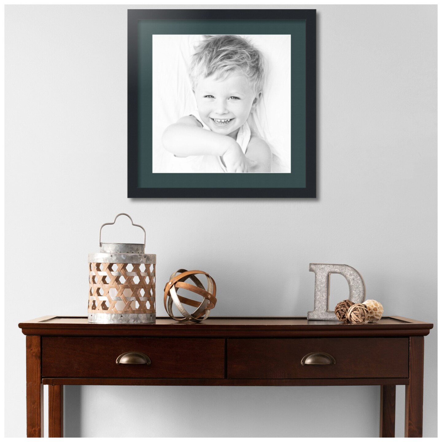 ArtToFrames 20x20 Matted Picture Frame with 16x16 Single Mat