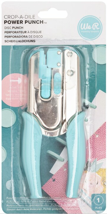 We R Memory Keepers TOOL - WR - CROP-A-DILE - DISC POWER PUNCH - DISC POWER PUNCH 661367