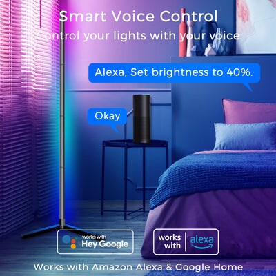 Smart WiFi Symphony Floor Lamp - 61&#x22; Tall - LC210