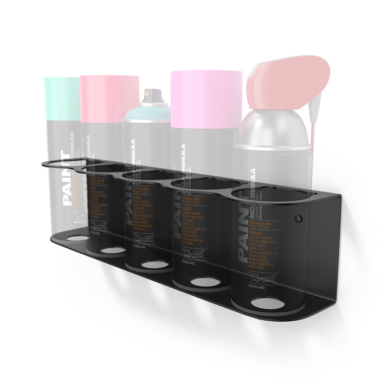 Aerosol Spray Can Holder | Craft Workspace Paint Bottle Organizer