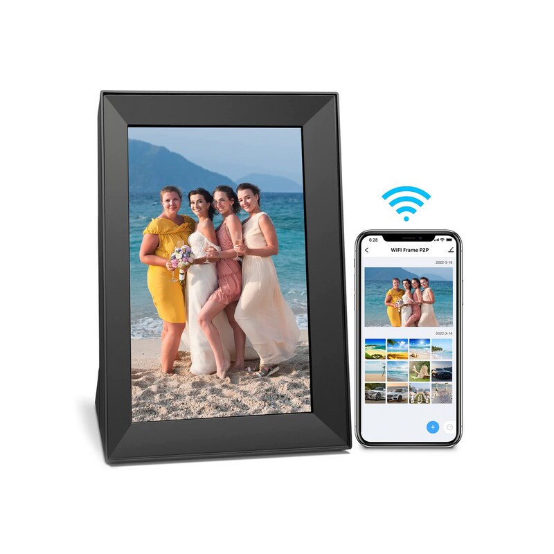 8&#x22; WiFi Digital Photo Frame with Auto Rotation and Photos/Videos sharing - CPF826