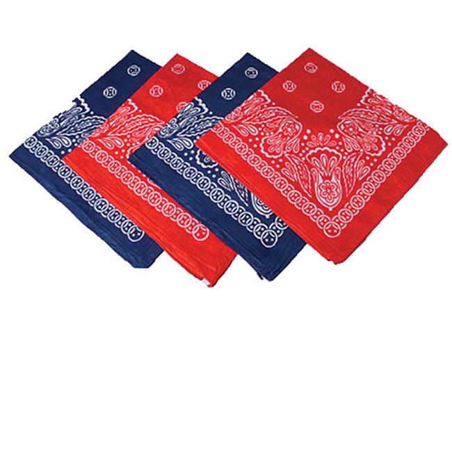 US Toy Company  Bandannas-Red - Pack of 12