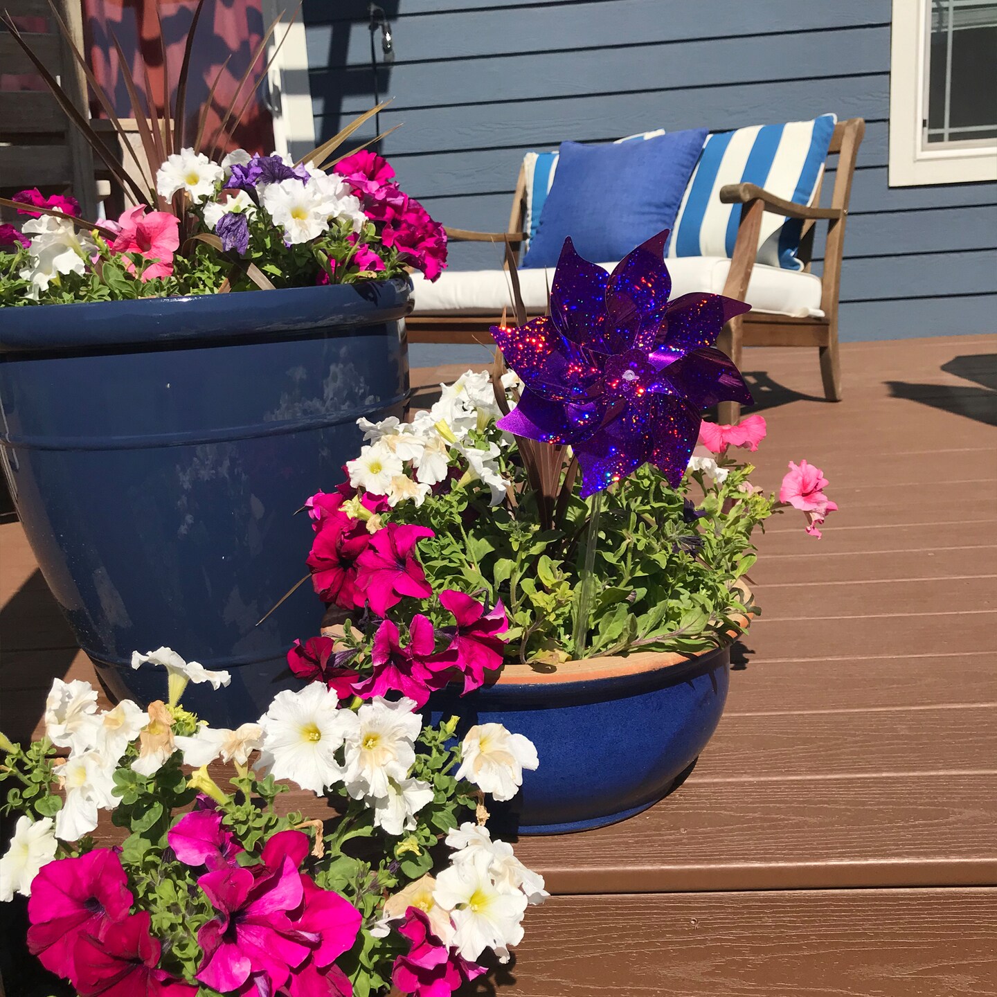 In the Breeze 2712 Purple Mylar Pinwheels - Sparkly Purple Spinners - Great Party Favor or Decoration - 8 Piece Bags