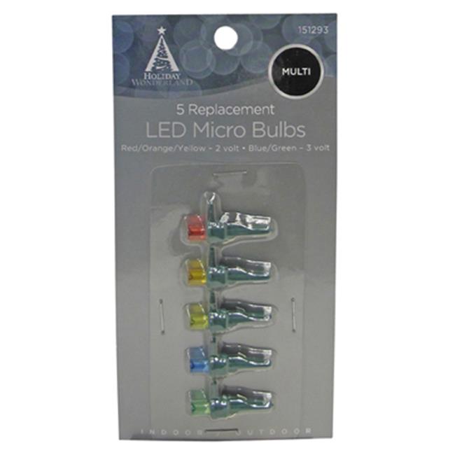 Noma Inliten 1120688 Multi Micro LED Replacement Bulb 5 Pack Michaels