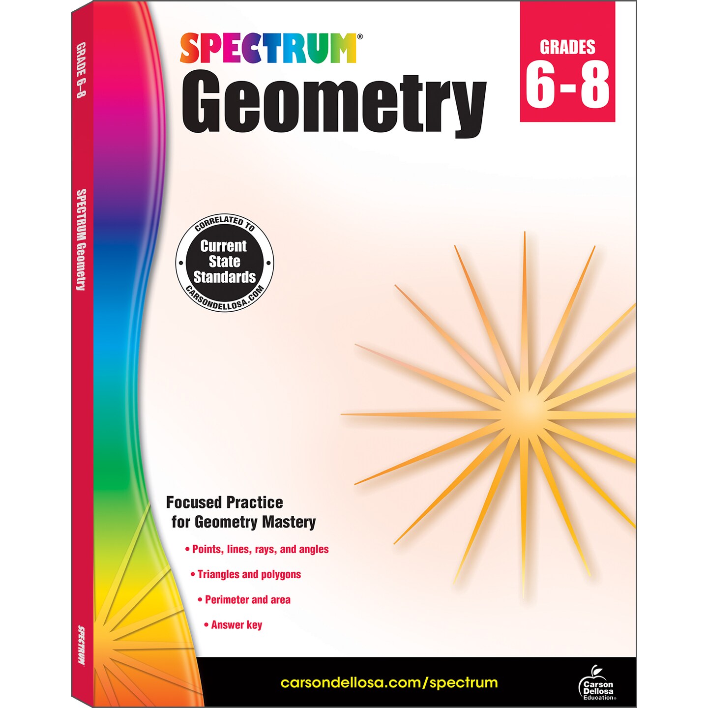 Spectrum Grades 6 - 8 Geometry Workbook, Ages 11 to 14, Geometry Math ...