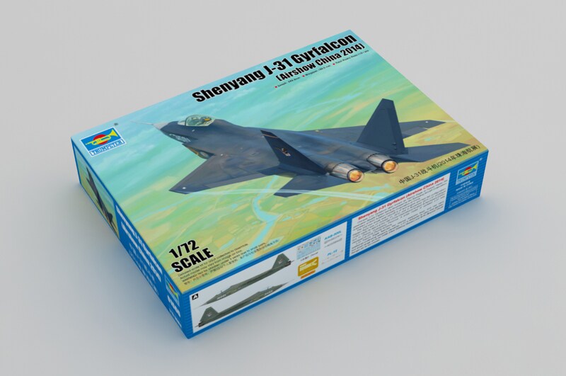 Trumpeter  1/72 J-31 GYRFALCON 1/72 (AIRSHOW CHINA 2014) Plastic Model