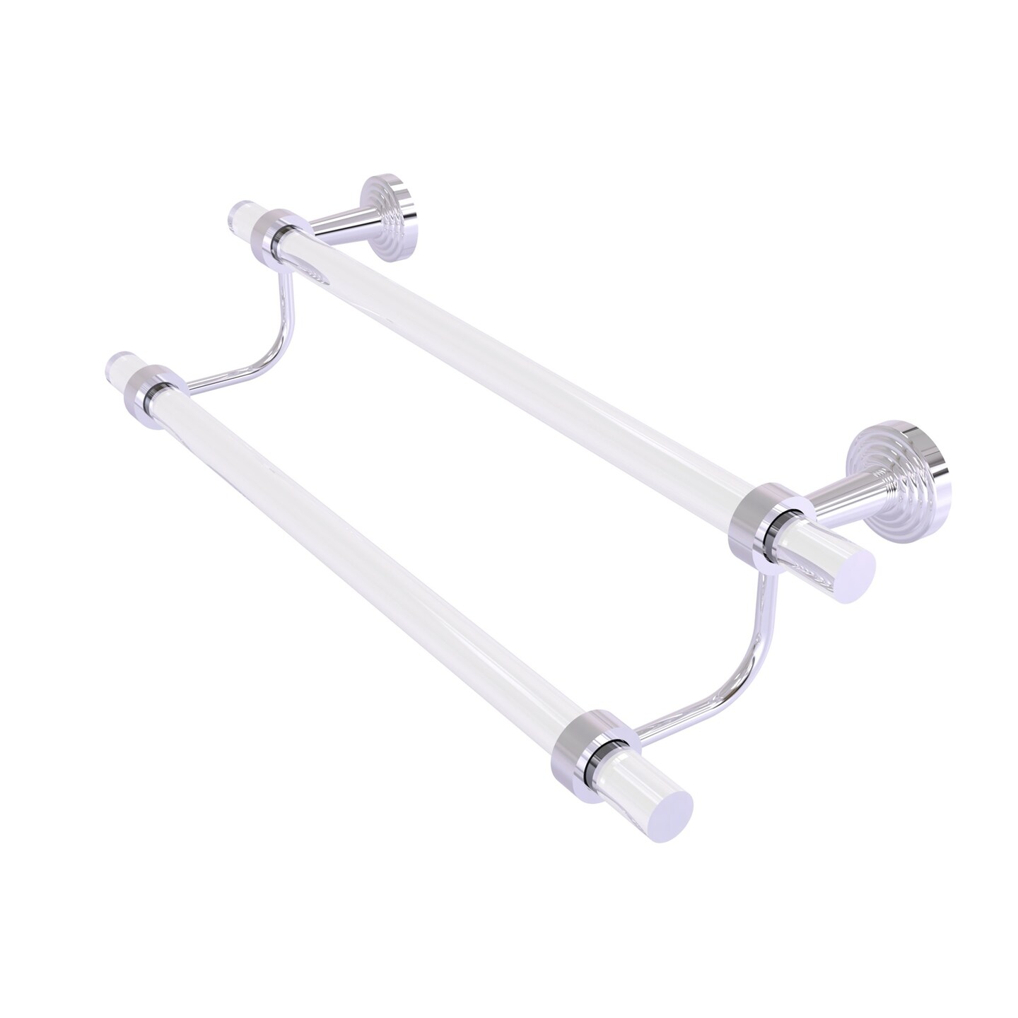 Pacific Beach Collection 24 Inch Double Towel Bar - Polished Chrome