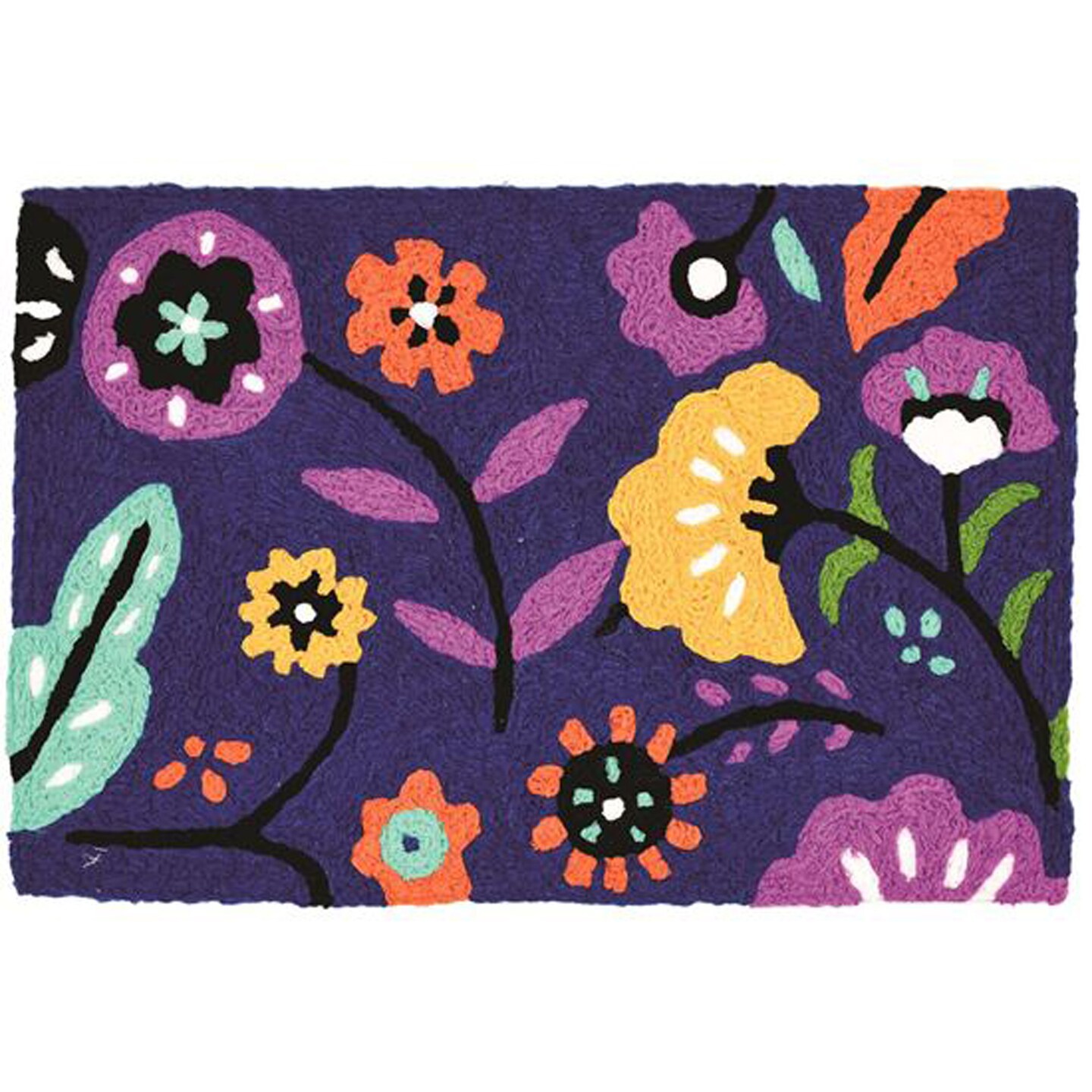 Jellybean Garden Art Indoor/Outdoor Decorative Accent Rug - 20&#x22;x30&#x22;