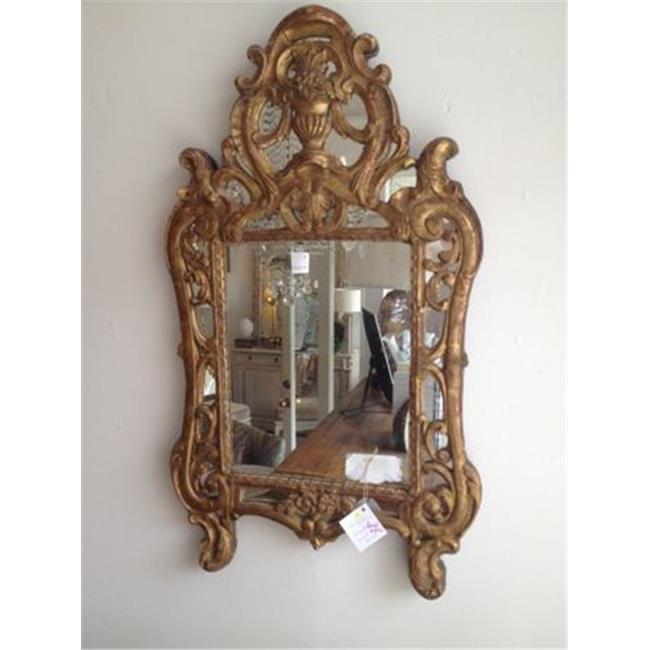 Hickory Manor 7125GL 18th Century French Gold Leaf Decorative Mirror