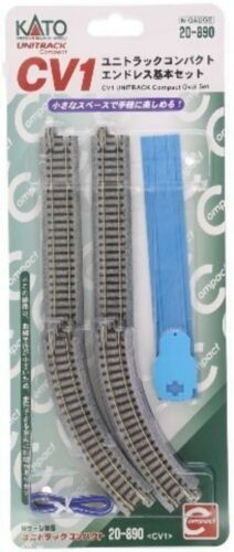 Kato N-Scale Kato N Scale Unitrack Compact CV-1 Oval Track Set Train Track