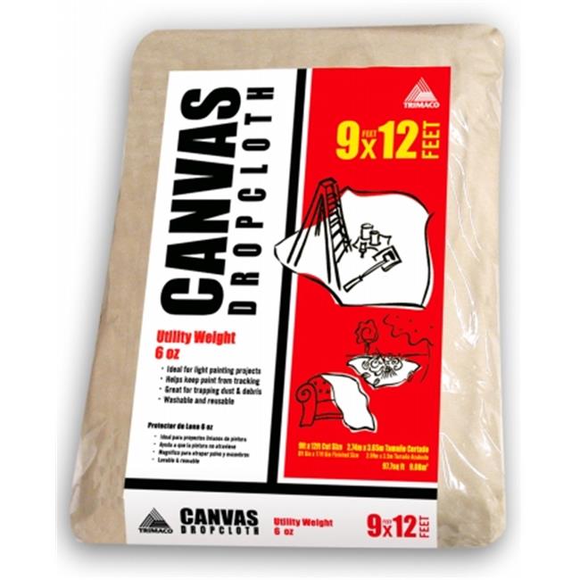 Trimaco 9 X 12 Canvas Drop Cloth