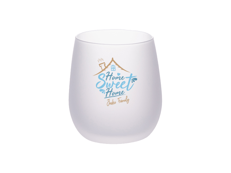 17oz Stemless Wine Glass (Frosted)